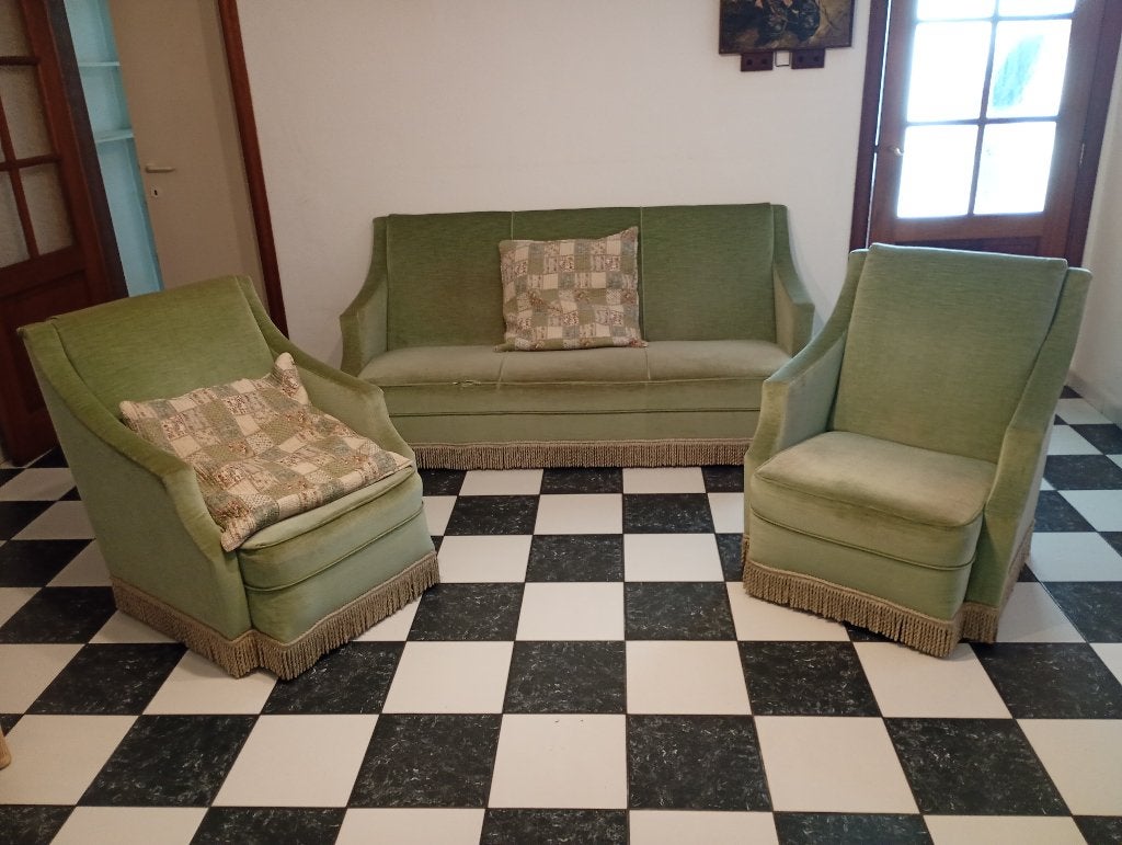 SLON EN TISSU VELOURS 3 Pièces, Enlèvement, Utilisé, Tissus, Classique