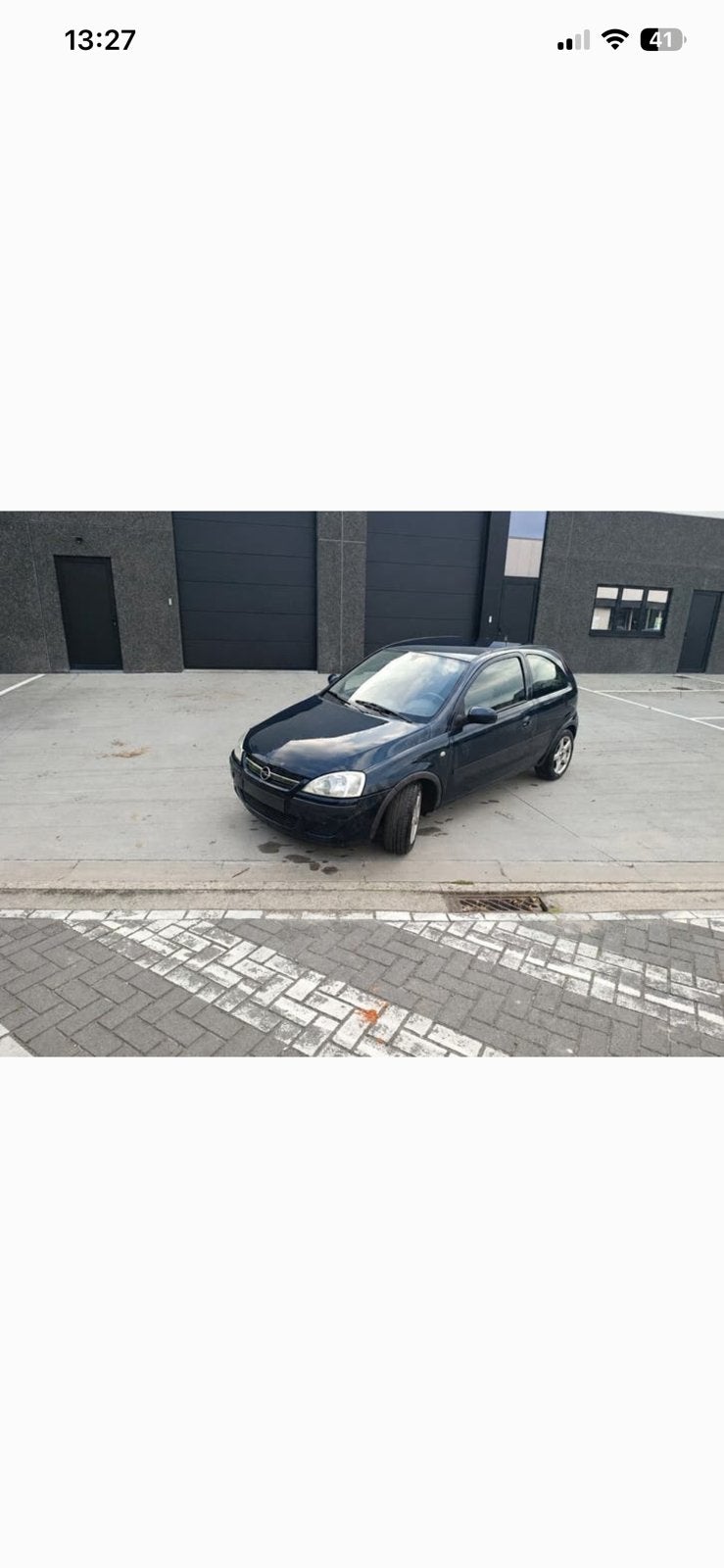 Opel corsa c, Auto's, Stof, Handgeschakeld, Grijs, Particulier