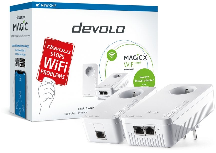 devolo Magic 2 WiFi next Starter Kit CPL, Informatique & Logiciels, Enlèvement ou Envoi, Comme neuf, Devolo