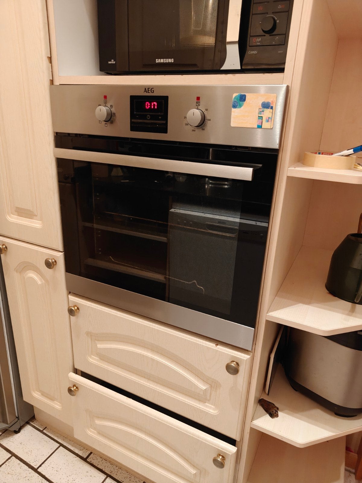 oven AEG, Elektronische apparatuur, Ophalen, 50 tot 55 cm, Gebruikt, Oven