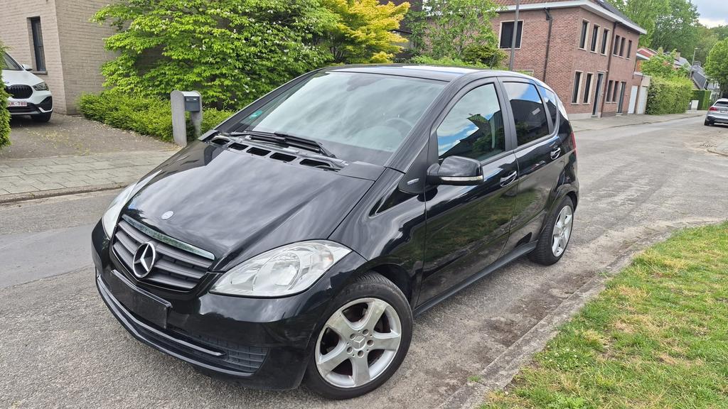 Mercedes A-klasse 2.0i–2012–Km220.000–Handelaarsprijs–Airco, Auto's, Euro 5, Stof, Zwart, Zwart
