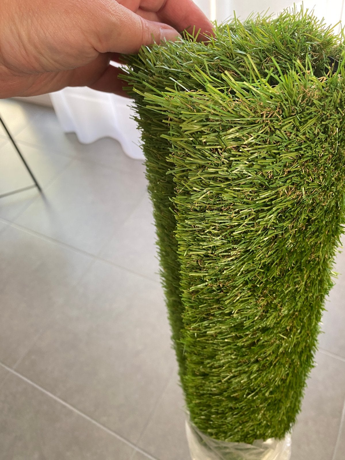 Rol kunstgras 1 m x 1,5 m, Tuin en Terras, Ophalen, Nieuw, Kunstgras
