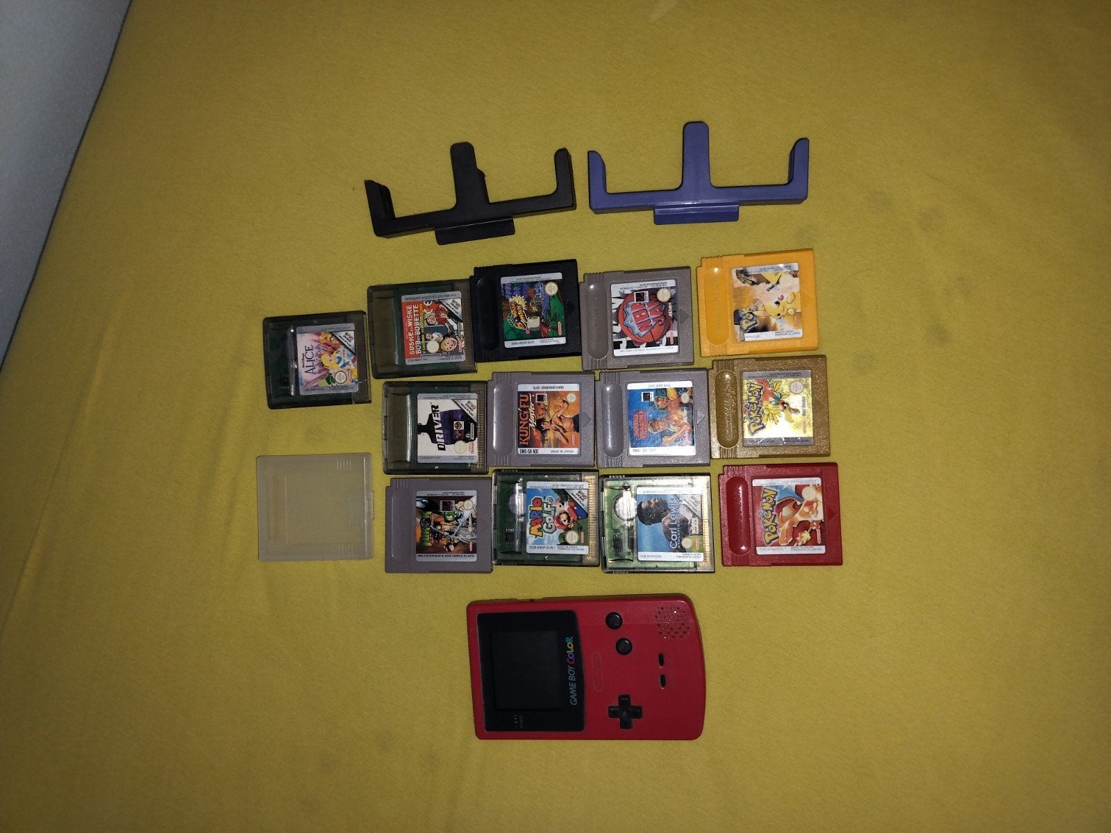 Nintendo Gameboy met spelletjes, Games en Spelcomputers, Spelcomputers | Nintendo Game Boy, Ophalen, Gebruikt, Game Boy Color