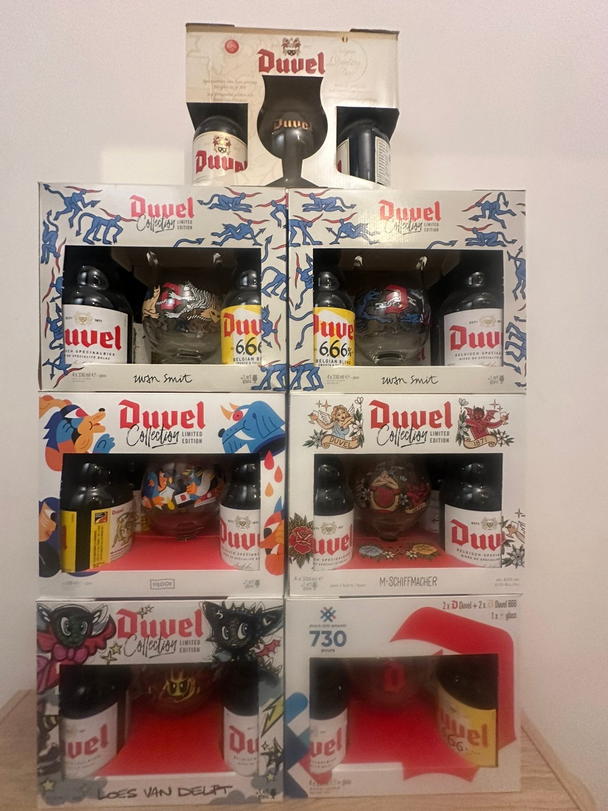 Duvel boxen, Ophalen of Verzenden, Zo goed als nieuw, Flesje(s), Duvel