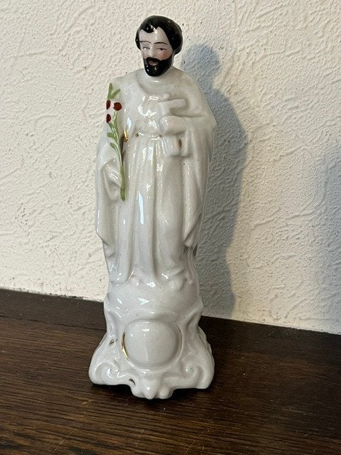 Figurine ancienne en porcelaine de saint Joseph, Vieux Paris, Antiquités & Art, Enlèvement