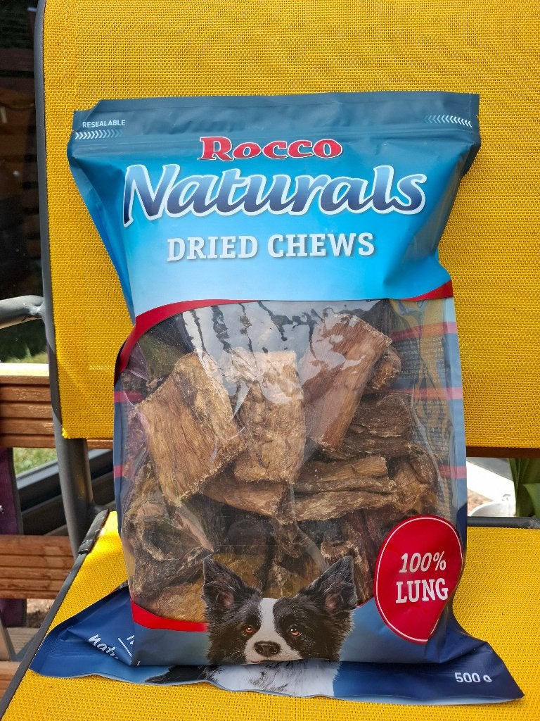 Poumons de boeuf séchés pour chien ROCCO, Envoi, Neuf