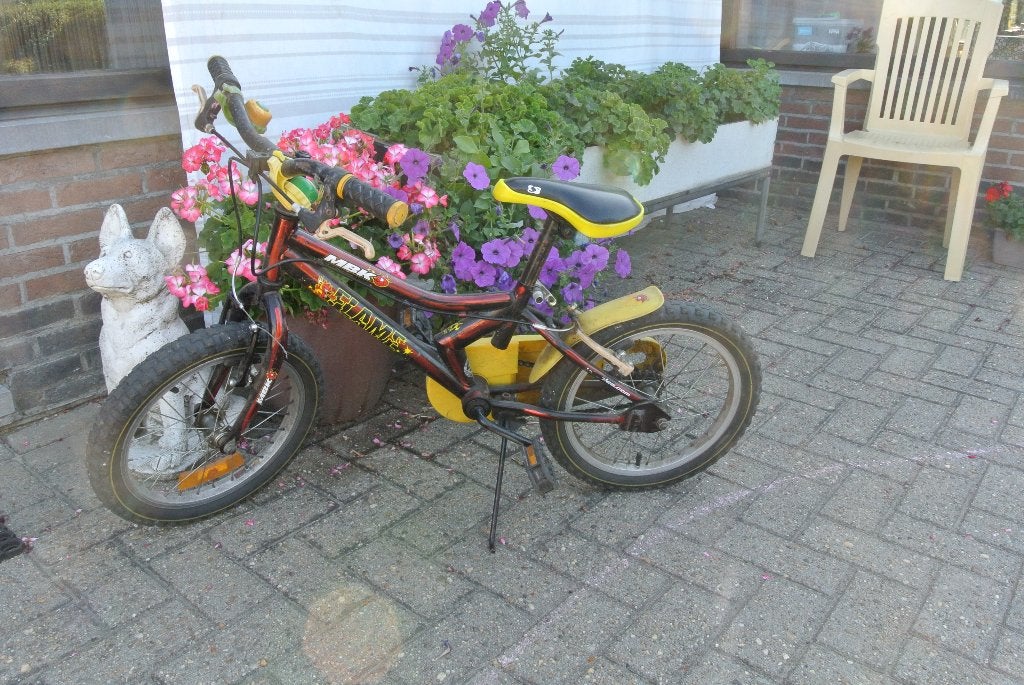 fiets, Fietsen en Brommers, Ophalen, Gebruikt, Velgrem, Minder dan 16 inch