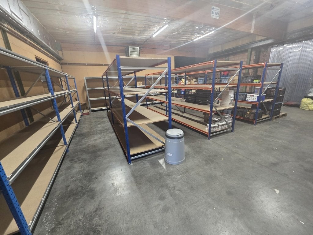 Magazijnrekken te koop – verschillende afmetingen, Ophalen