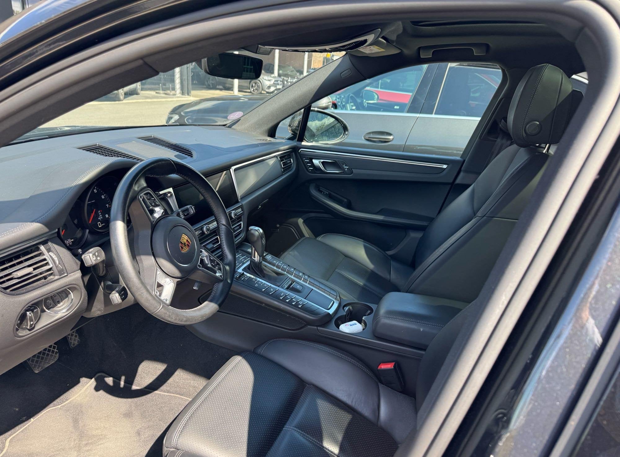 Porsche Macan 2.0 + LEDER + PANORAMISCH DAK + (automatique), Autos, Argent ou Gris, Euro 6, Entreprise, 2000 kg
