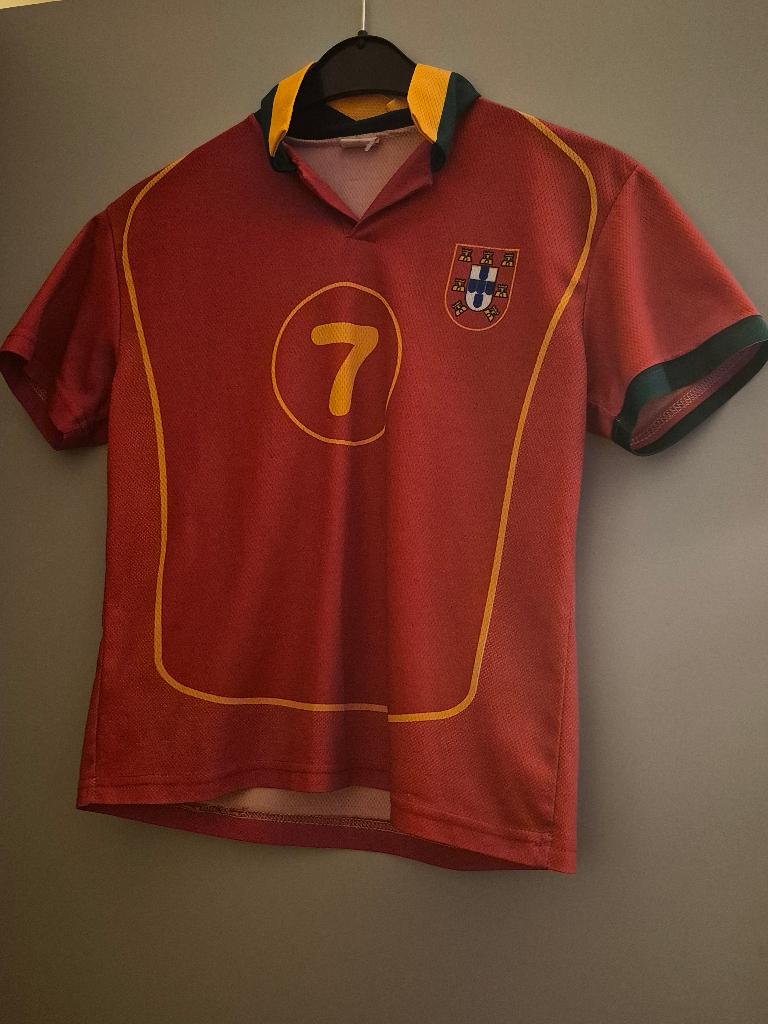Figo Portugal shirt maat 10 jaar, Maat XS of kleiner, Ophalen of Verzenden, Zo goed als nieuw, Shirt