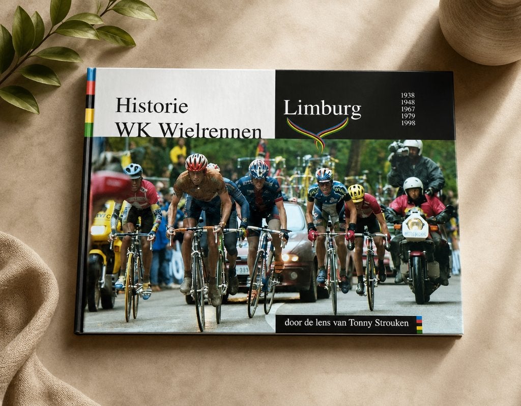 Boek: Historie WK Wielrennen Limburg - Tonny Strouken, Boeken, Ophalen of Verzenden, Zo goed als nieuw, Lopen en Fietsen