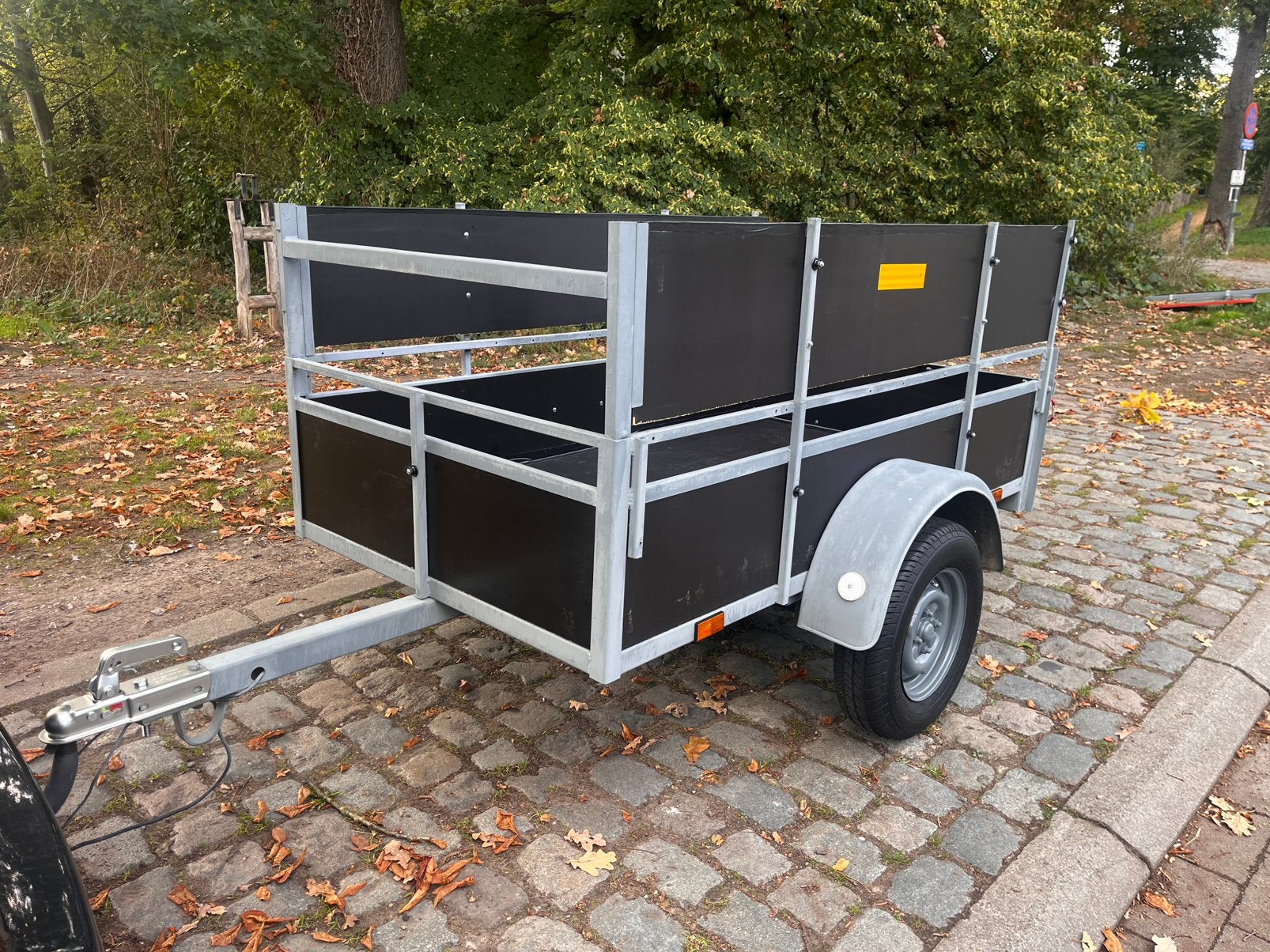 Aanhangwagen met loofrek tot 750kg, Ophalen of Verzenden, Zo goed als nieuw