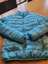 lichtblauwe vest small, Ophalen of Verzenden, Zo goed als nieuw, Maat 36 (S), Blauw