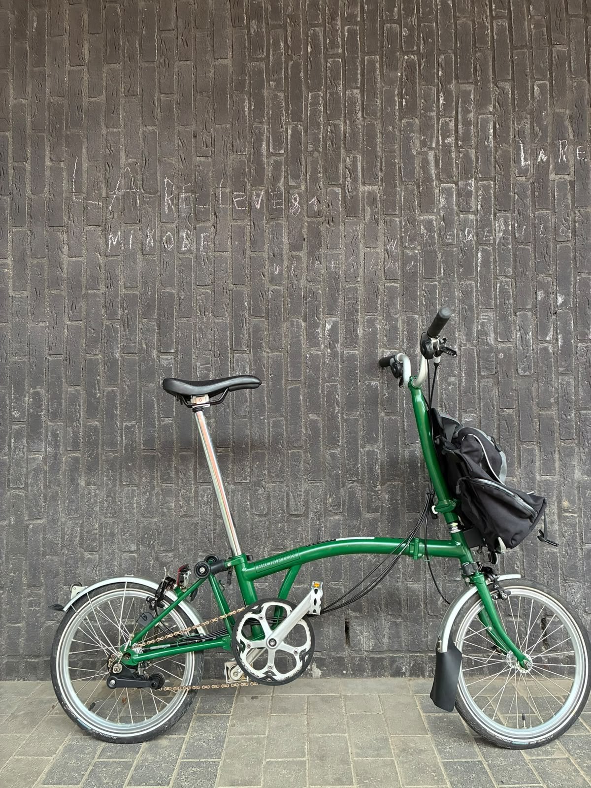 Brompton racing groene H6L cline tassen 6versnellingen, Fietsen en Brommers, Ophalen, Zo goed als nieuw