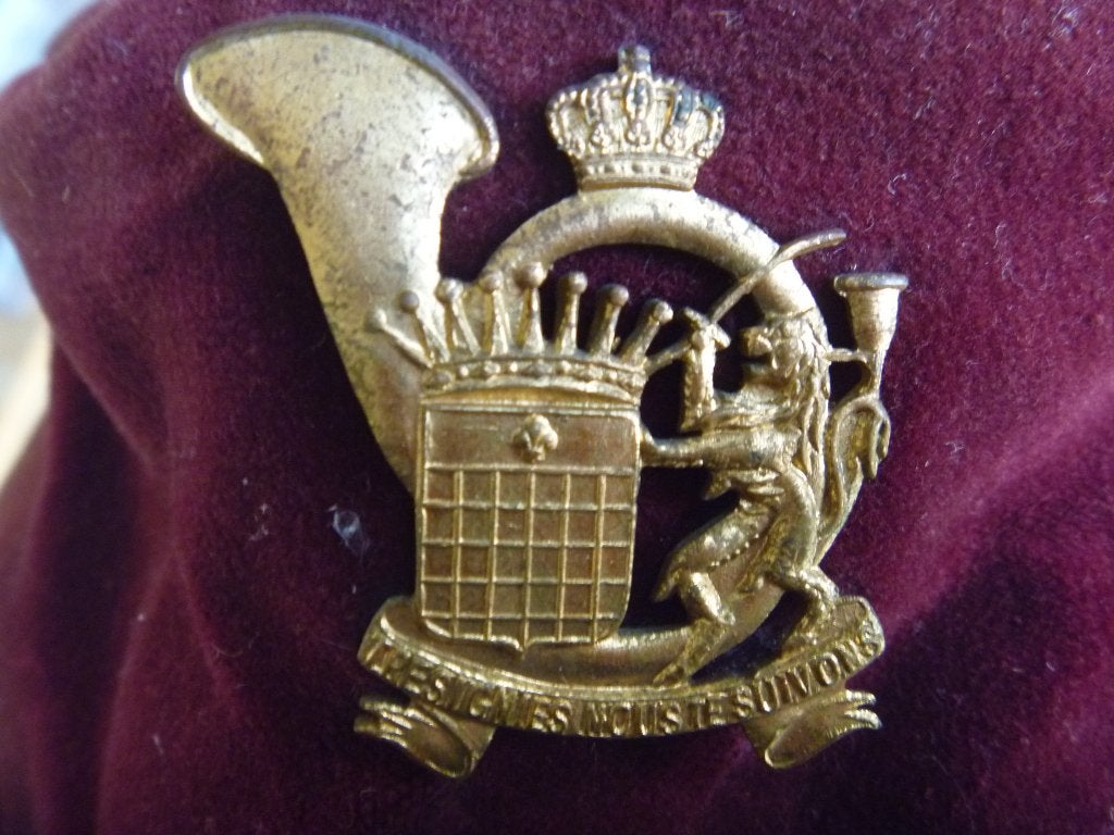 pet embleem. 8e linie en 2e regiment jagers te voet, Ophalen of Verzenden, Landmacht, Embleem of Badge