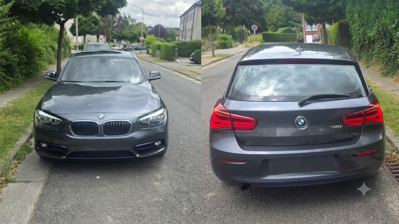 Bmw 118 i sport line toit ouvrant  siege chauffant, Argent ou Gris, Achat, Euro 6, Noir