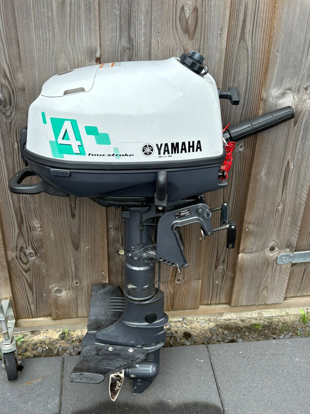 Buitenboordmotor yamaha 4pk 4takt in nette staat, Watersport en Boten, Ophalen, Zo goed als nieuw, Buitenboordmotor