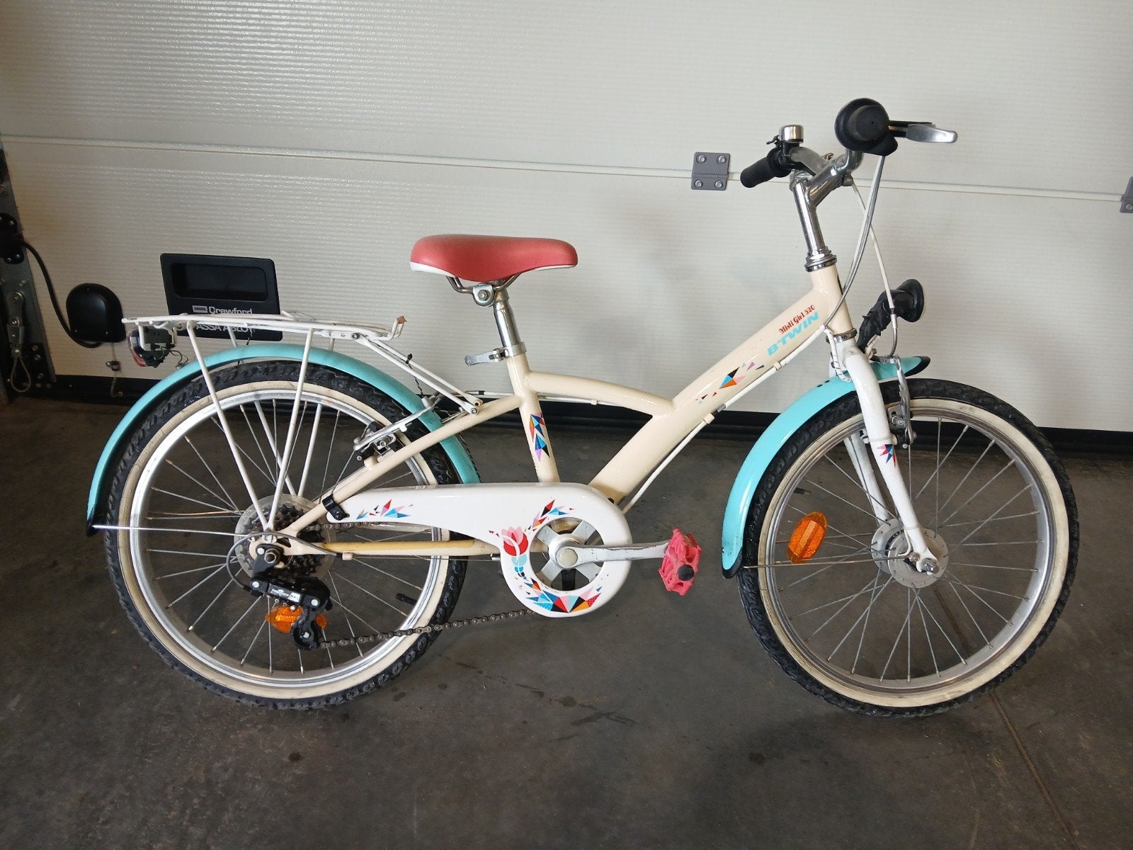 meisjesfiets/kinderfiets btwin misti girl 520  20 inch, Ophalen, 20 inch, Versnellingen