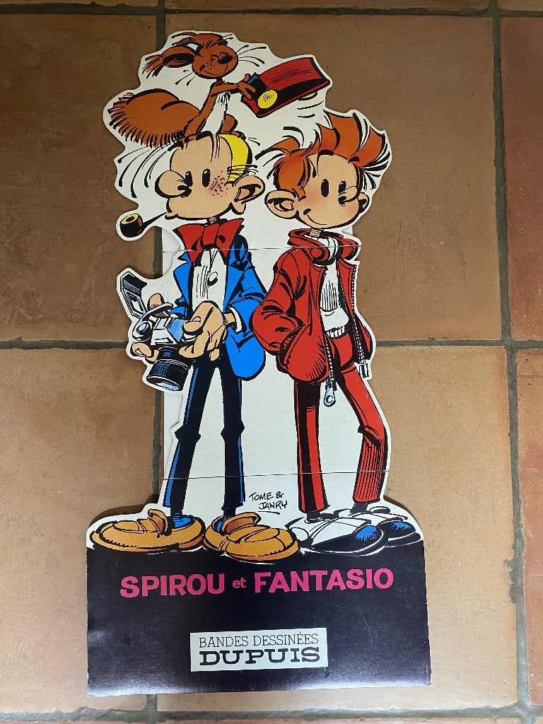 Winkeldisplay PLV Robbedoes Spirou Dupuis, Ophalen of Verzenden, Gebruikt, Reclamebord
