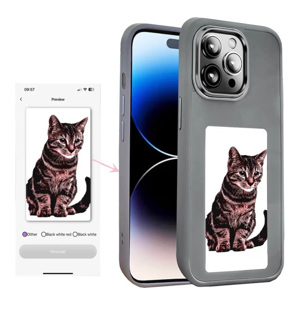 Coque intelligente pour iphone 16 pro, Telecommunicatie, Mobiele telefoons | Apple iPhone, Ophalen, Nieuw, IPhone 16 Pro
