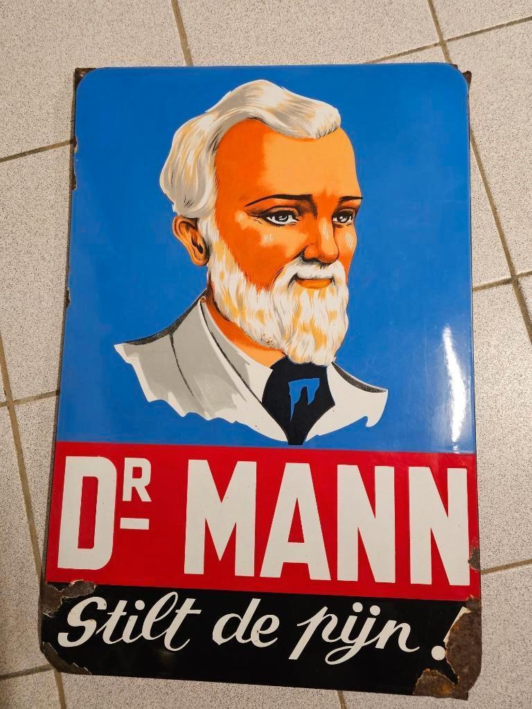 Dr. Mann, Verzamelen, Merken en Reclamevoorwerpen, Ophalen, Gebruikt, Reclamebord