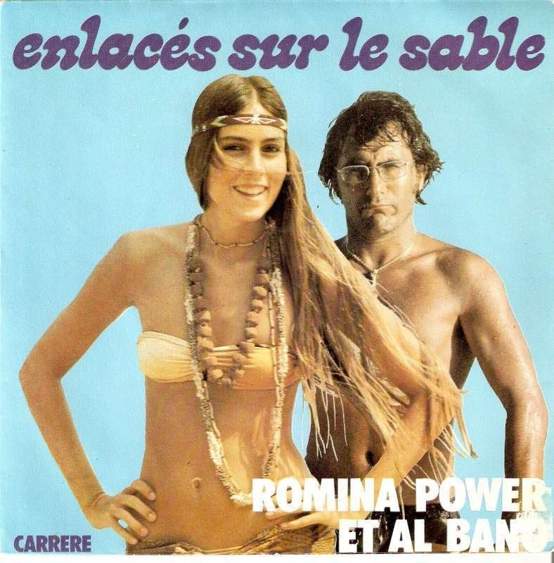 single Al Bano & Romina Power - Enlacés sur le sable, Cd's en Dvd's, 7 inch, Ophalen of Verzenden, Zo goed als nieuw, Pop
