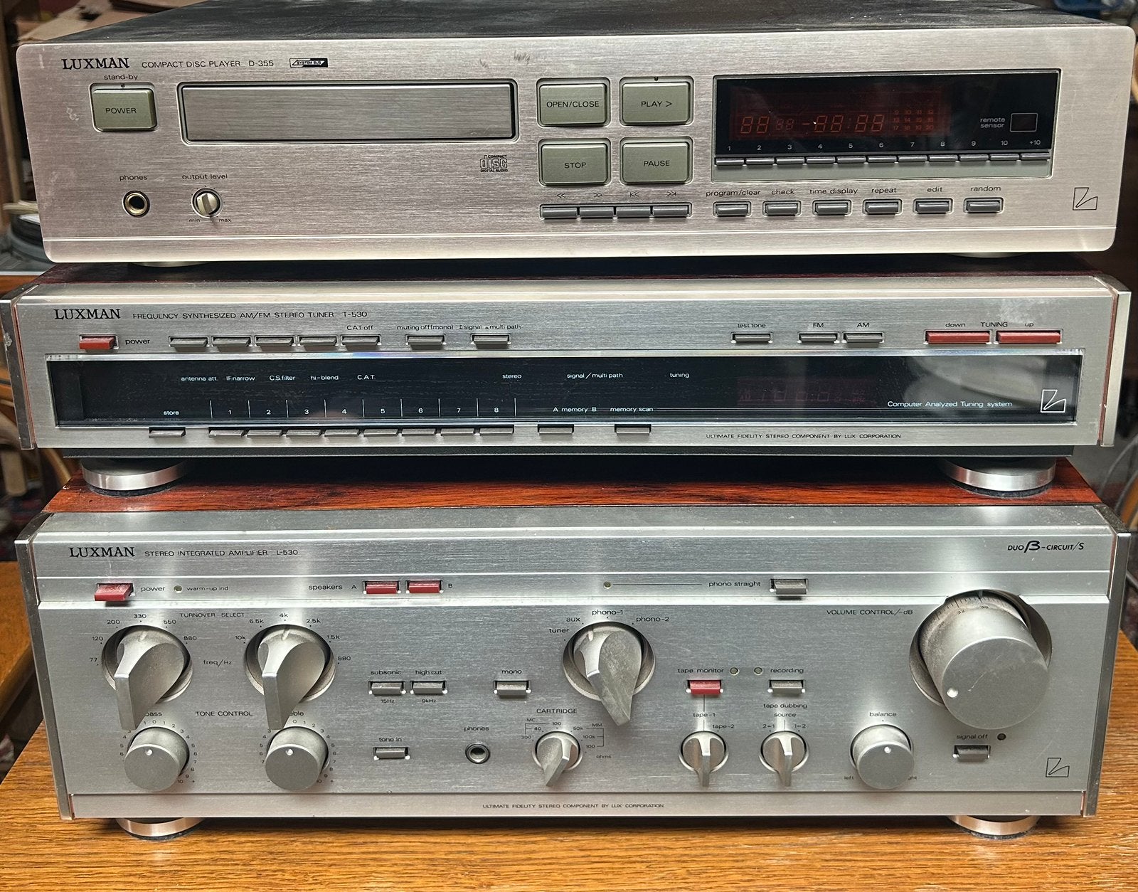Luxman stereo, Audio, Tv en Foto, Stereoketens, Gebruikt, Losse componenten, Tuner of Radio, Ophalen