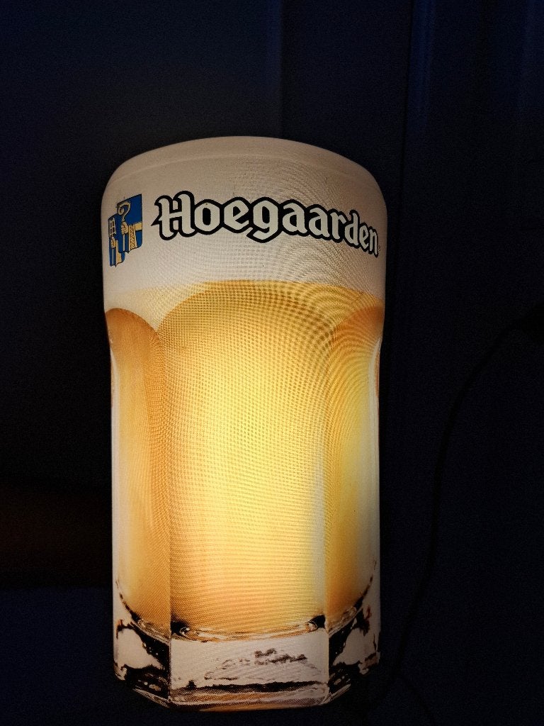 Enseigne lumineuse bière Hoegaarden, Collections, Enlèvement ou Envoi, Neuf, Table lumineuse ou lampe (néon)
