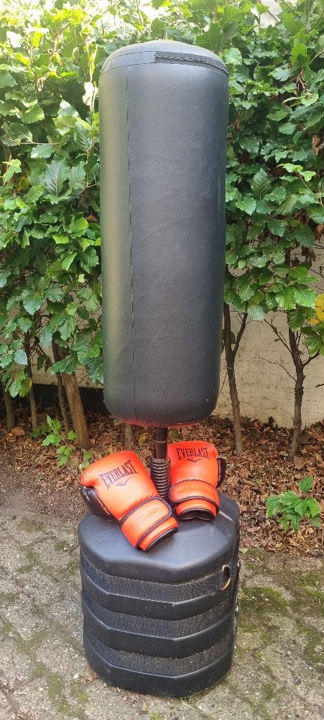boks zak op voet, Sport en Fitness, Ophalen, Gebruikt, Boksbal