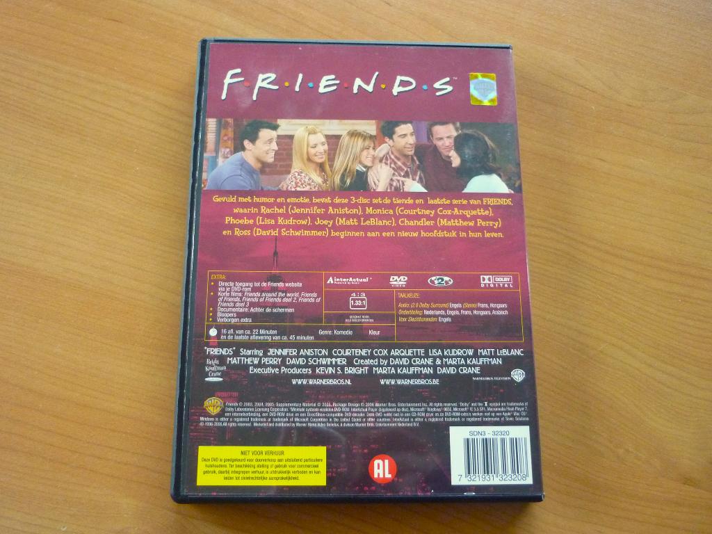 3 DVD’s Friends De complete serie 10 Seizoen 10, Ophalen of Verzenden
