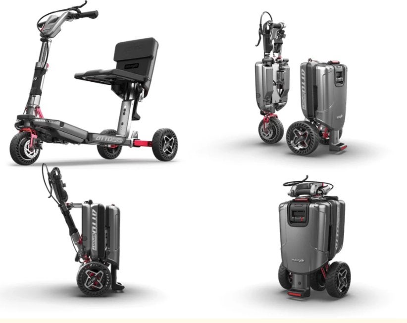 Movinglife ATTO Sport - slechts 3x gebruikt, garantie, Ophalen, Inklapbaar, Zo goed als nieuw, Elektrische rolstoel