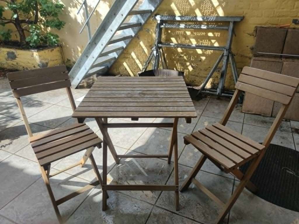 Tuinset, Tuin en Terras, Gebruikt, Hardhout, Tuinset, Ophalen