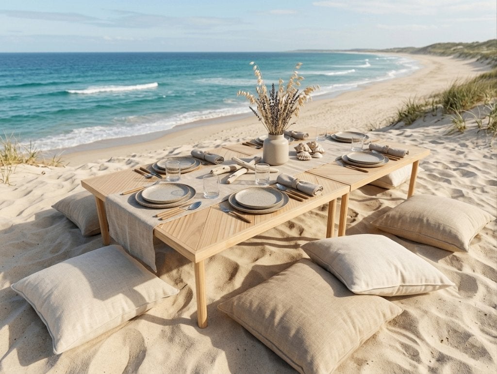 verhuur boho picknicktafel lage tafel verjaardagsfeest, Ophalen, Gebruikt