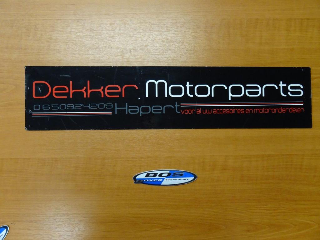 Bos Exhausts Uitlaat / Demper Sticker # Bos Boxer Technology, Ophalen of Verzenden, -, -, -