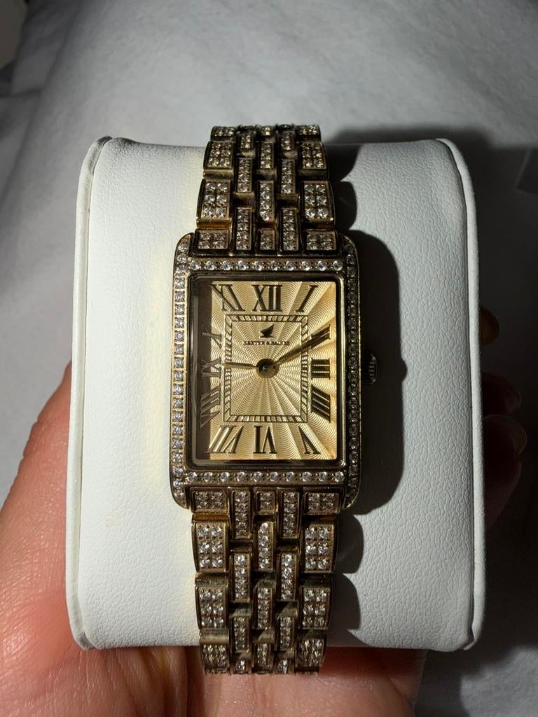 Montre de luxe en or pour femme, Enlèvement ou Envoi, Comme neuf, Or