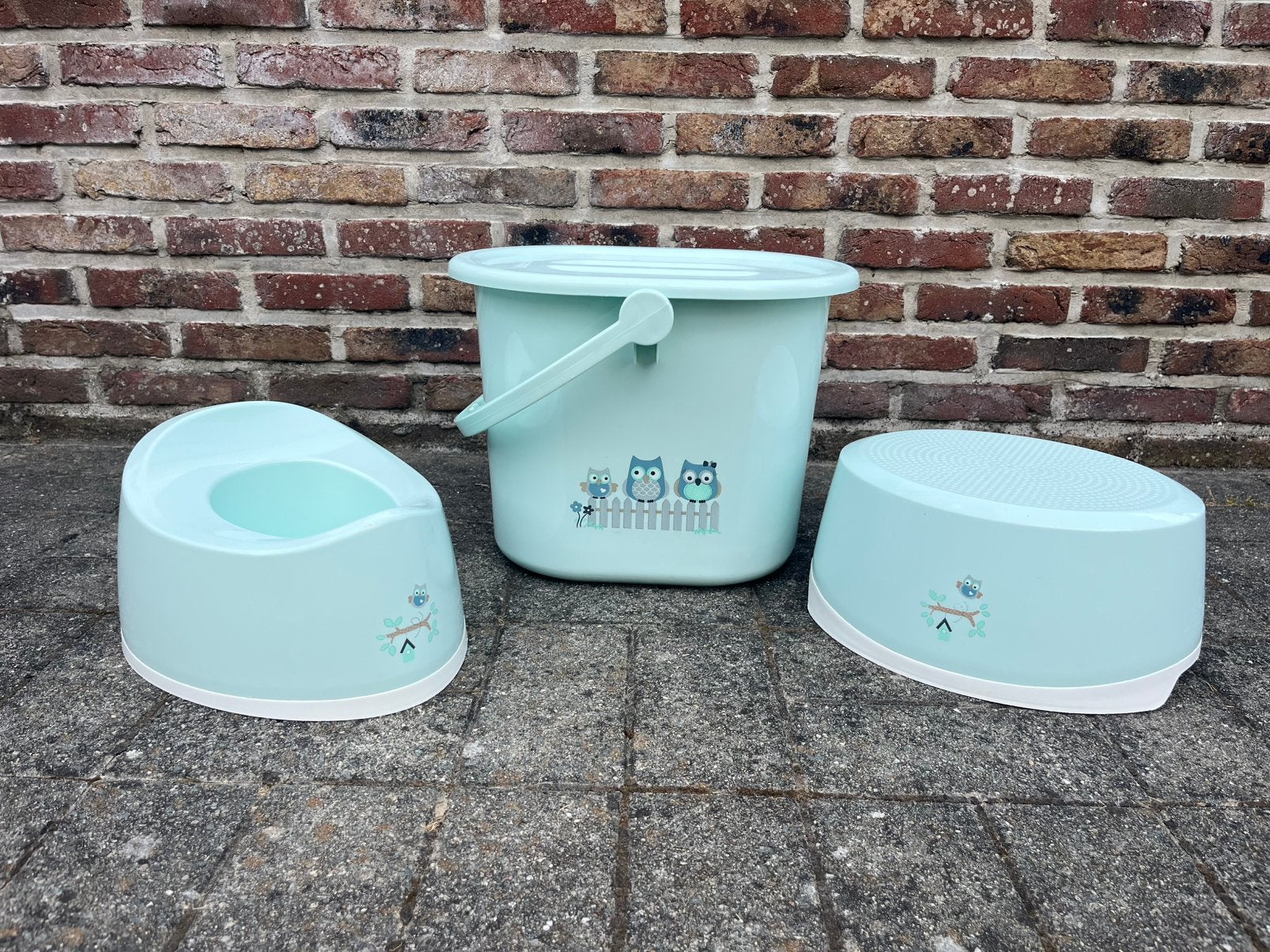 Set babyartikelen potje opstapje luierbak, Ophalen, Gebruikt, Overige kleuren, Overige typen
