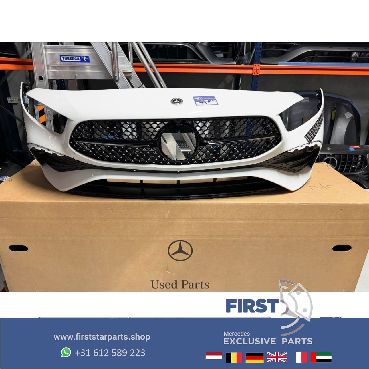W177 FACELIFT BUMPER AMG A1778858705 VOORBUMPER COMPLEET 202, Utilisé, -, Avant, -
