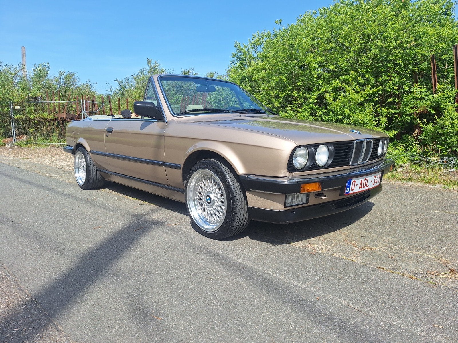 BMW E30 325i Type 1 Top staat!, Autos, Cuir, Achat, Cabriolet, Boîte manuelle