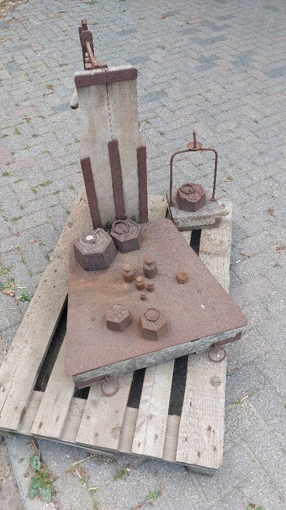 oude balans - Antieke weegschaal, Antiek en Kunst, Ophalen