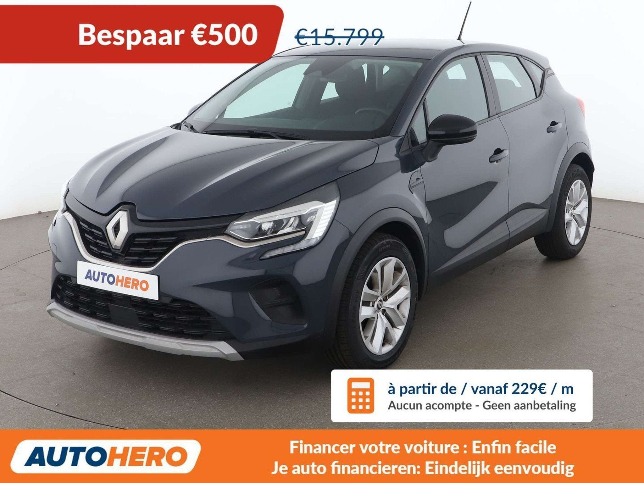 Renault Captur 1.0 TCe Equilibre (bj 2024), Auto's, Voorwielaandrijving, Gebruikt, 91 pk, USB