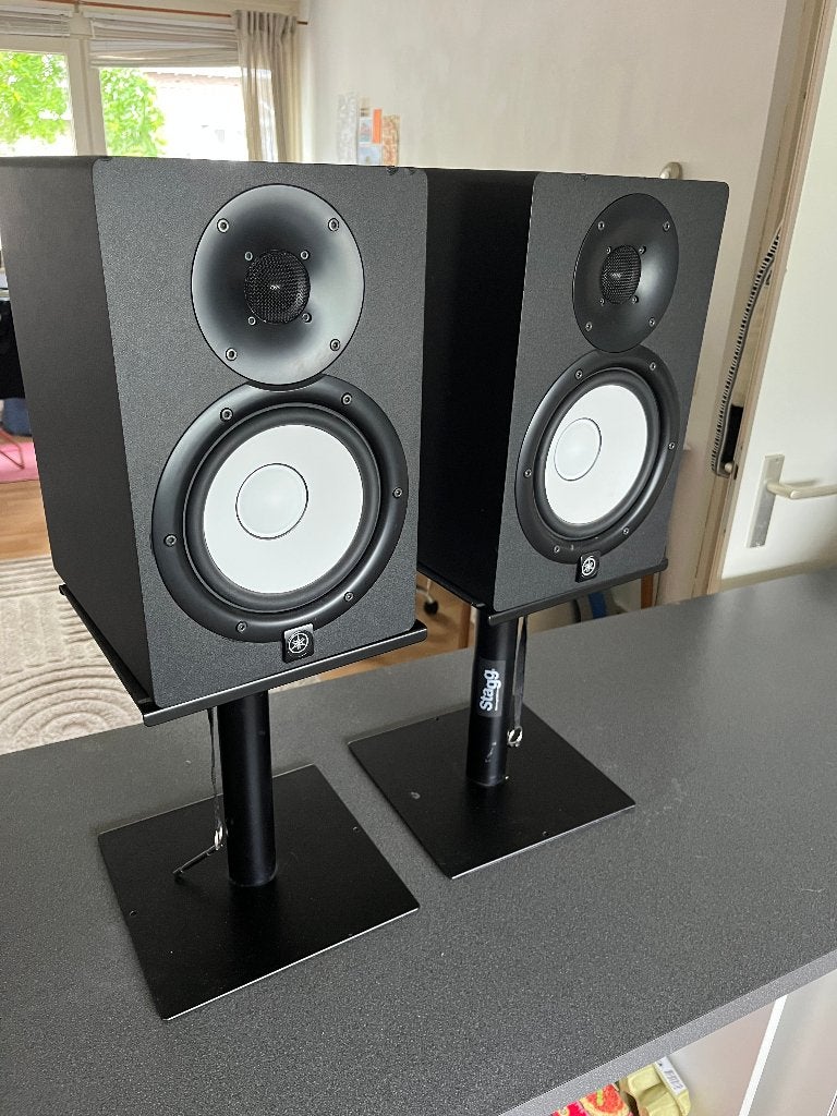 Yamaha HS7 + Stagg Stands (Pair or Single), Ophalen, Zo goed als nieuw, Audio