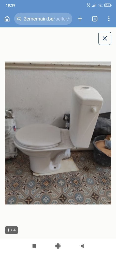 Deux WC à donner, Bricolage & Construction, Sanitaire, Enlèvement, Utilisé, Toilettes