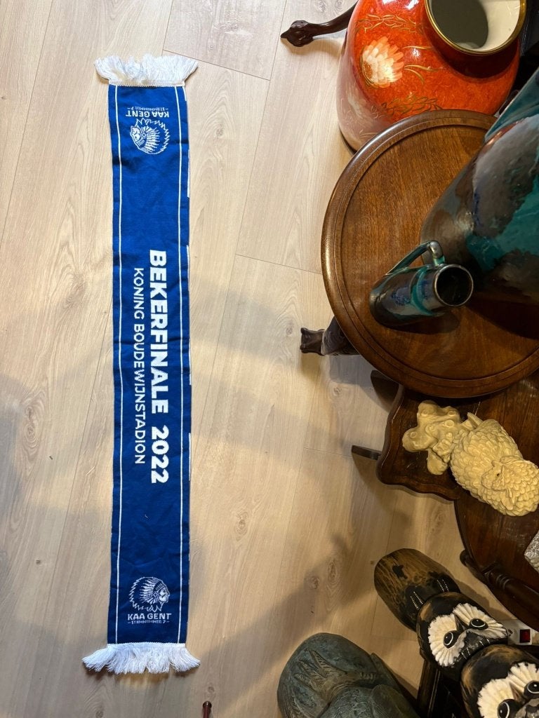 sjaal KAA GENT, Ophalen, Neutraal, Blauw, Overige maten
