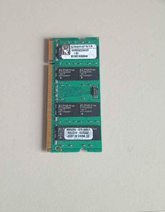 Kingston Ram geheugen 2gb ddr2., Computers en Software, Ophalen of Verzenden, Zo goed als nieuw, DDR2