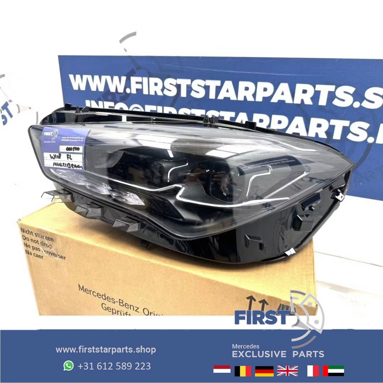 C118 W118 CLA FACELIFT KOPLAMP Mercedes LINKS MULTIBEAM 2019