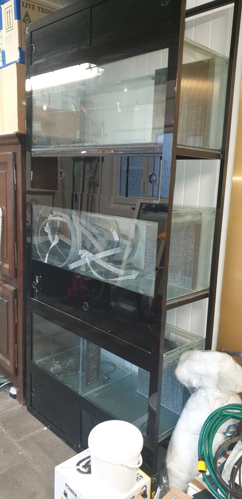 rack de 3 aquariums, Animaux & Accessoires, Enlèvement, Chauffage