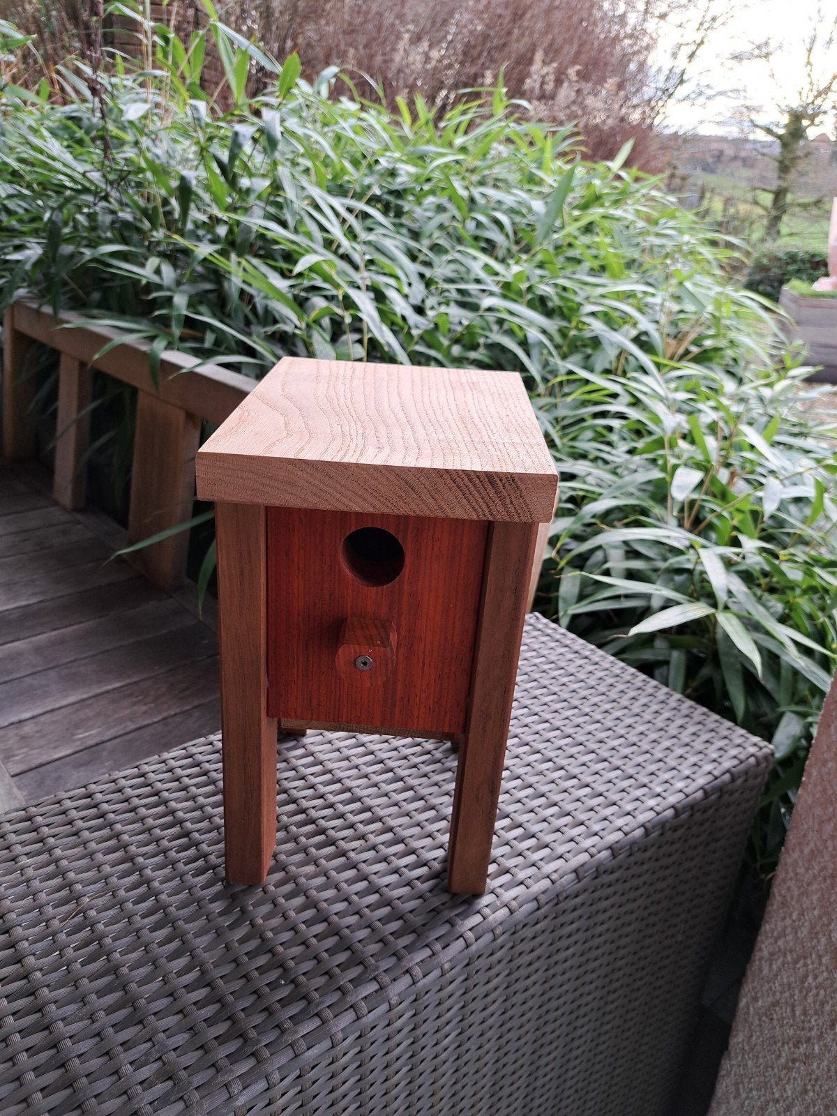 Nestkastje padoekhout 30€, Tuin en Terras, Vogelhuisjes en Vogelbaden, Ophalen