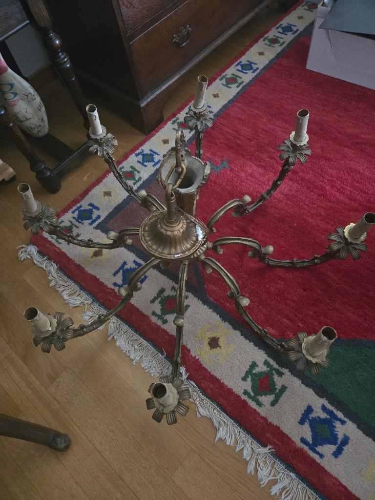 Lusters, Huis en Inrichting, Lampen | Kroonluchters, Ophalen, Glas