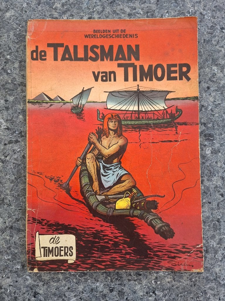 Sirius Timoer - De talisman van Timoer (Dupuis 1956), Gelezen, Sirius ( Max Mayeu ), Eén stripboek, Ophalen of Verzenden