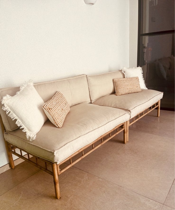 Tuin lounge zetel 1m20, Huis en Inrichting, Ophalen, Zo goed als nieuw